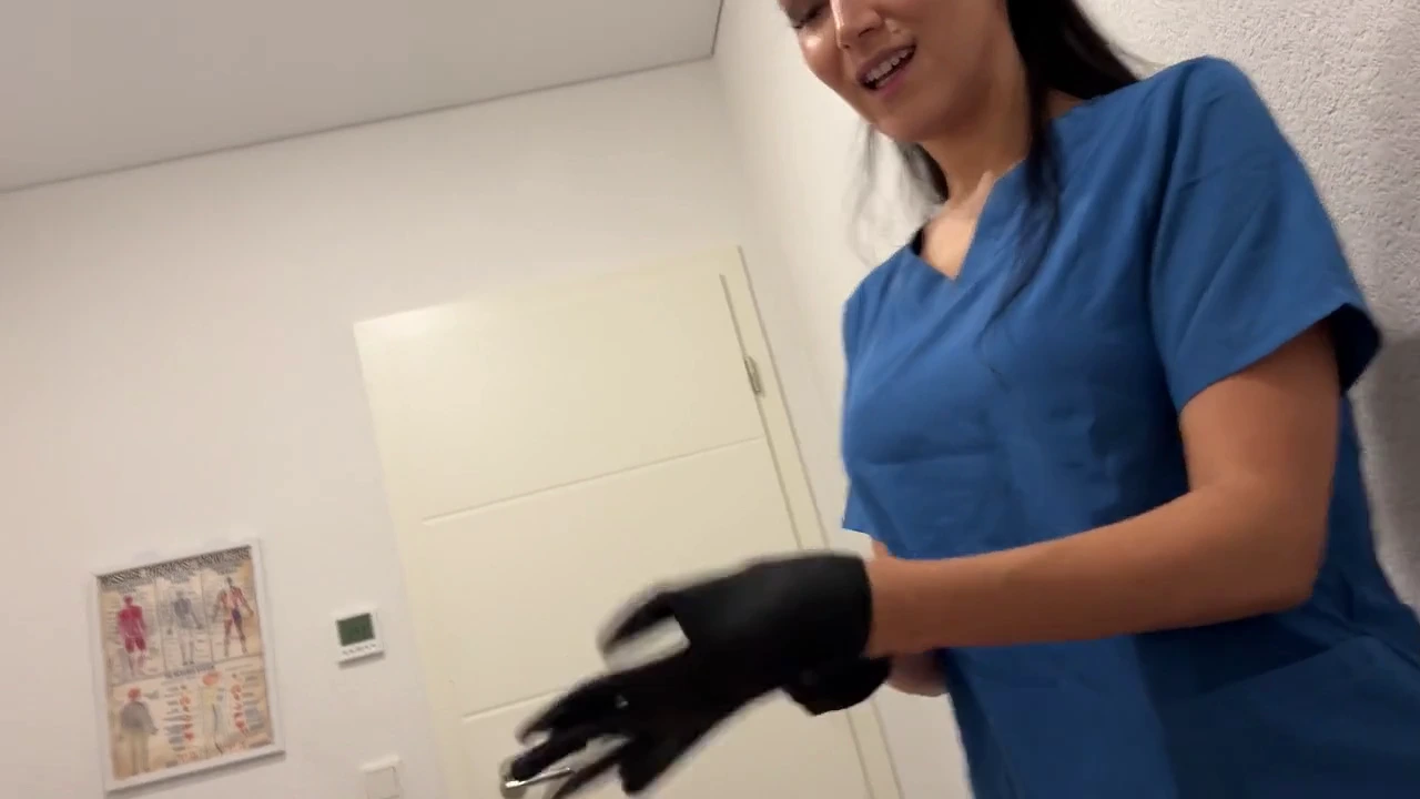 A masseuse, skilled in touch, craves intimacy. Her client, tired and stressed, seeks relaxation. She teases, suggestively undressing, wearing only latex, a material she’s deeply passionate about, heightening the sensual tension in every touch.